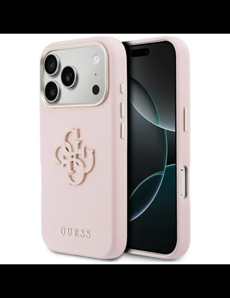 Guess FW Resin Logo Apple iPhone 17 Pro pink
