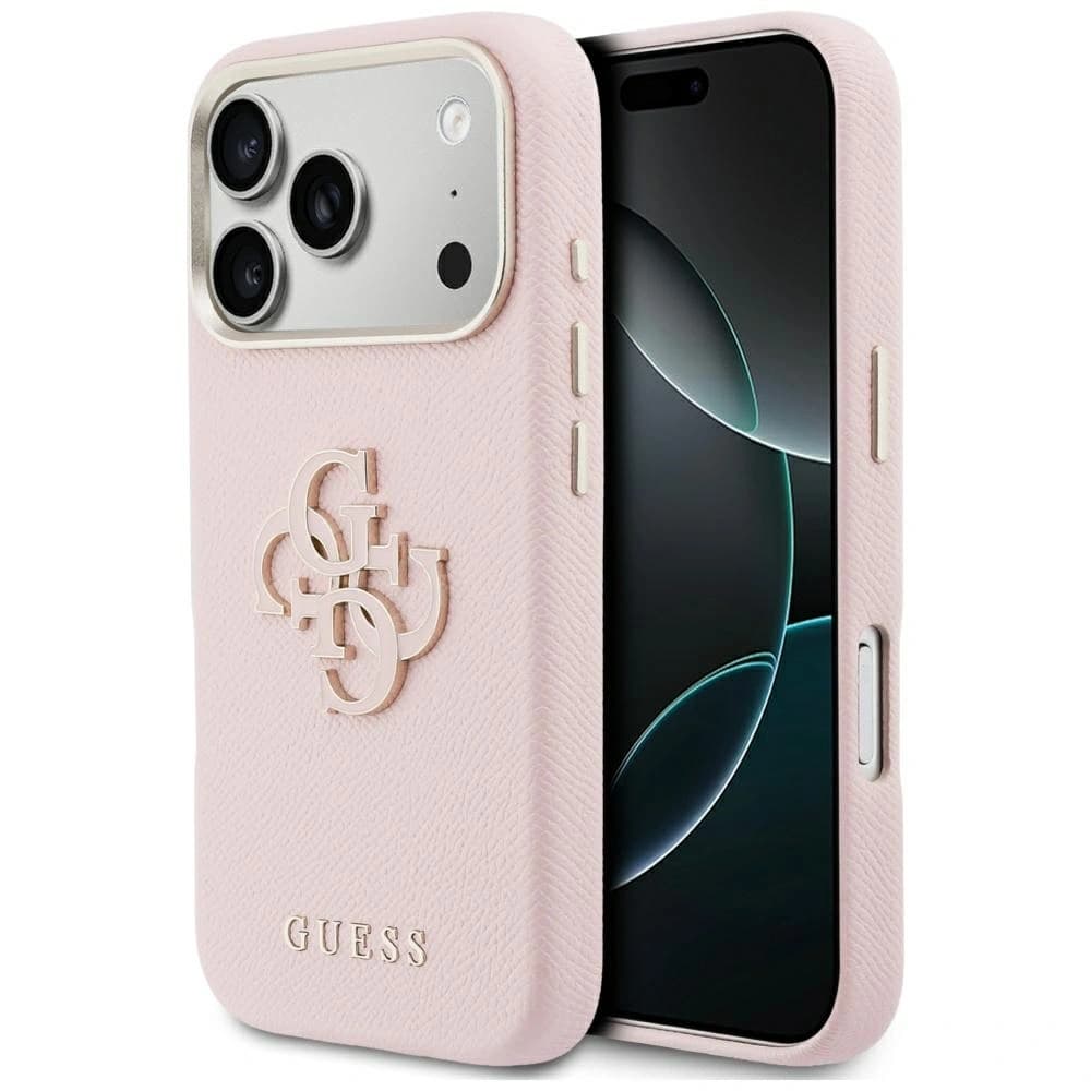 Guess FW Resin Logo Apple iPhone 17 Pro pink - 1