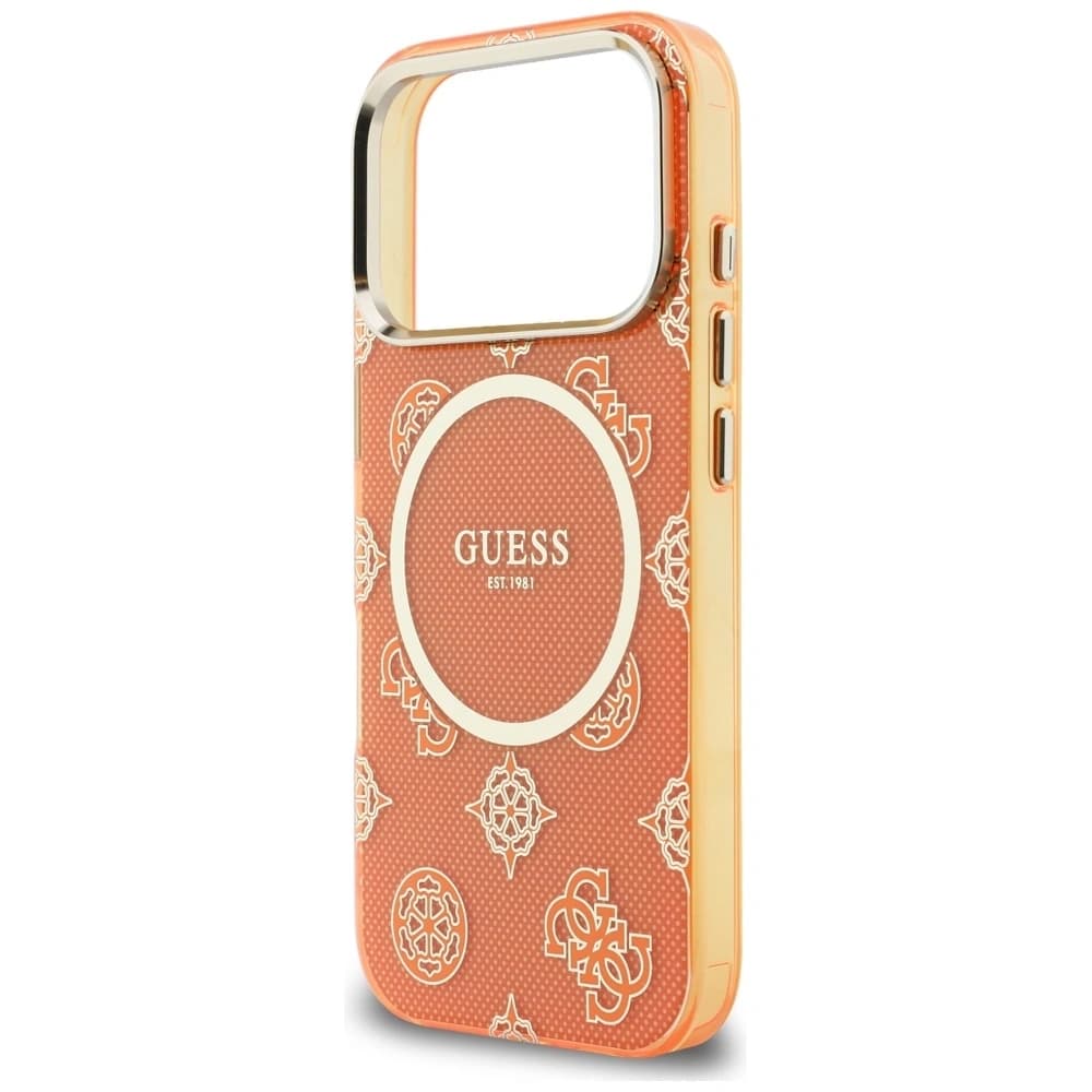 Guess IML Peony Dot MagSafe Apple iPhone 17 Pro portocaliu - 6