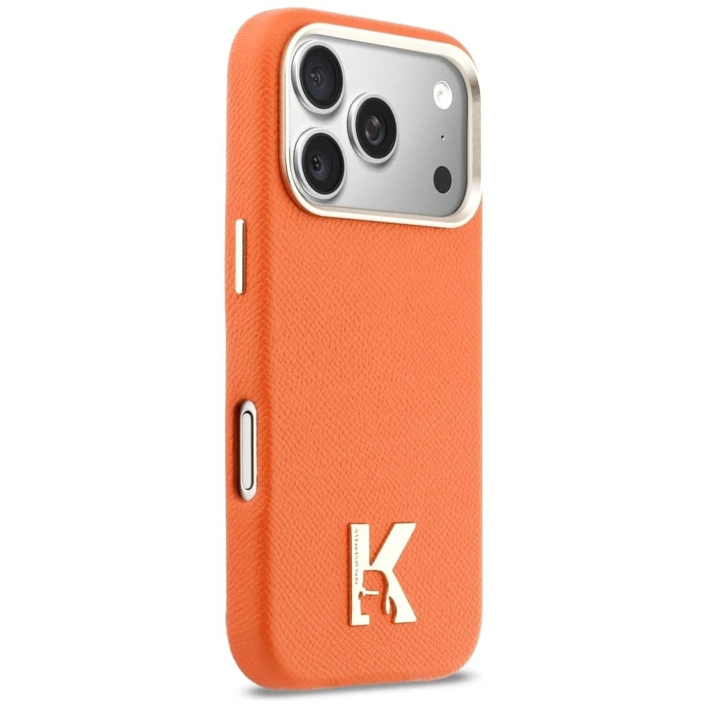 Karl Lagerfeld Karl Head Logo MagSafe Apple iPhone 17 Pro orange - 4