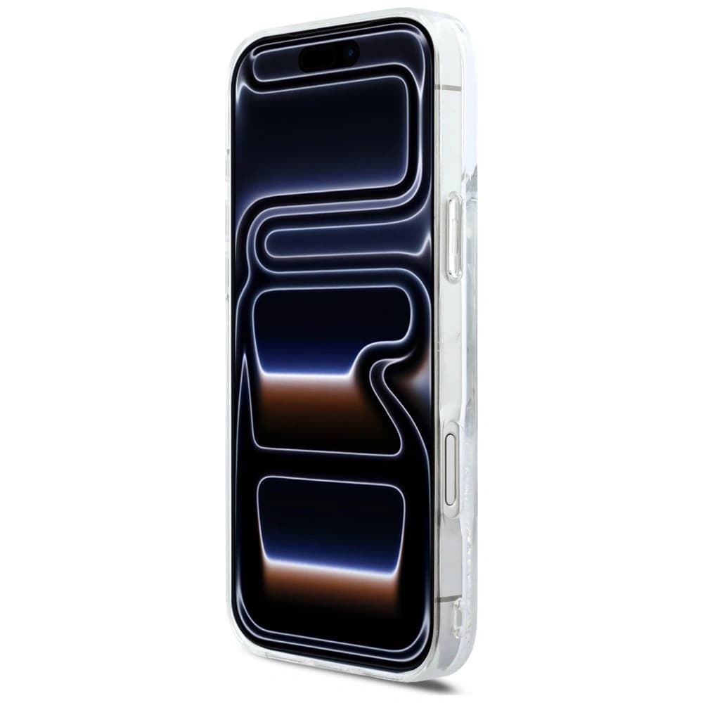 Karl Lagerfeld Liquid Glitter Karl Script Logo MagSafe Apple iPhone 17 Pro Max transparent - 5