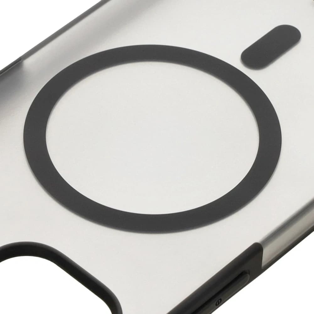 Bizon MatteO Magnetic Pack Apple iPhone 14 / 13 negru fumuriu - 4