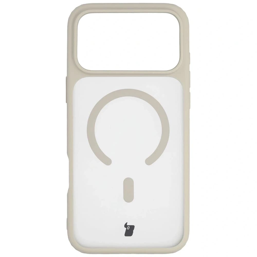 Bizon MatteO Mágneses Csomag Apple iPhone 17 Pro Max füstös bézs
 - 2