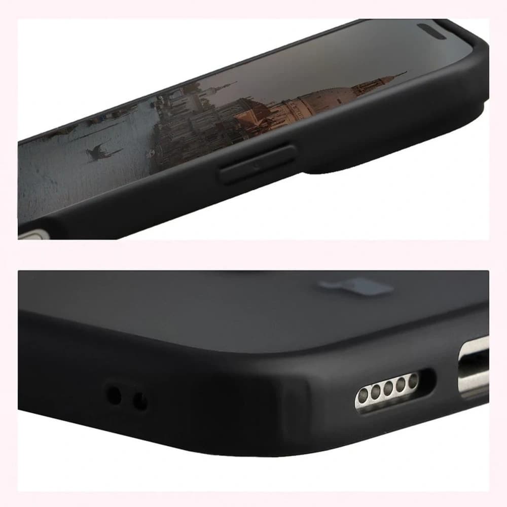 Bizon MatteO Mágneses Csomag Apple iPhone 17 Pro Max füstös fekete
 - 6