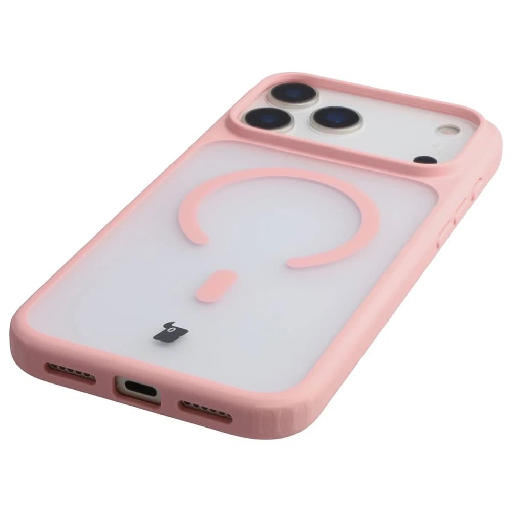 Bizon MatteO Magnetic Pack Apple iPhone 17 Pro Max smoky light pink - 7