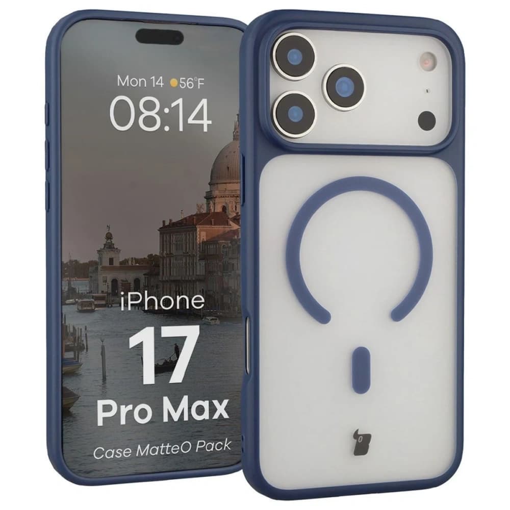 Bizon MatteO Magnetic Pack Apple iPhone 17 Pro Max smoky blue - 3