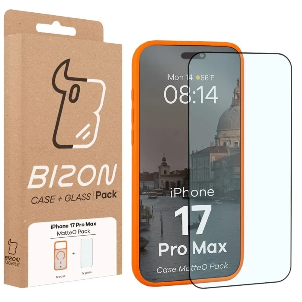 Bizon MatteO Magnetic Pack Apple iPhone 17 Pro Max smoky orange - 9