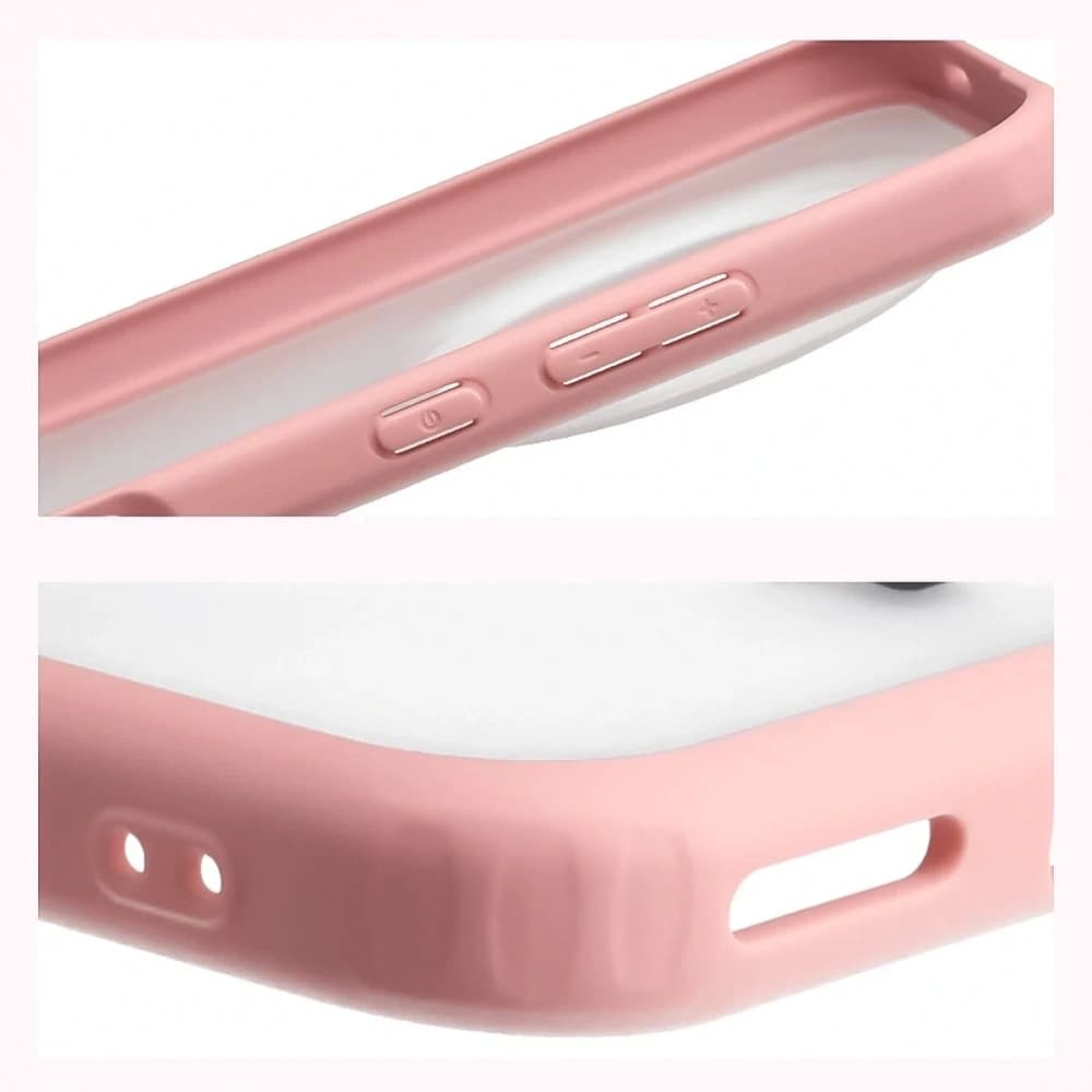 Bizon Case Angelo Honor Magic8 Pro poloprůhledný s světle růžovým rámem
 - 4