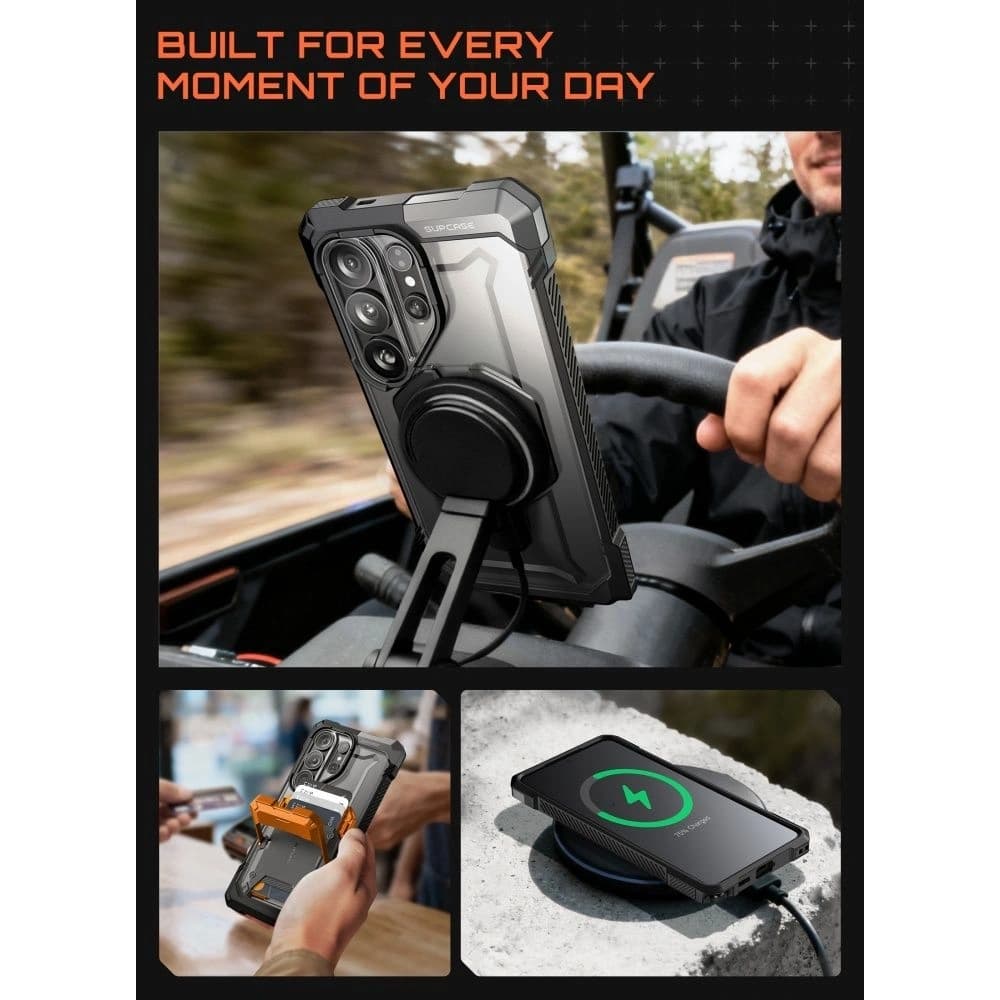 Supcase Unicorn Beetle Grip Mag MagSafe Samsung Galaxy S26 Ultra Negru
 - 8