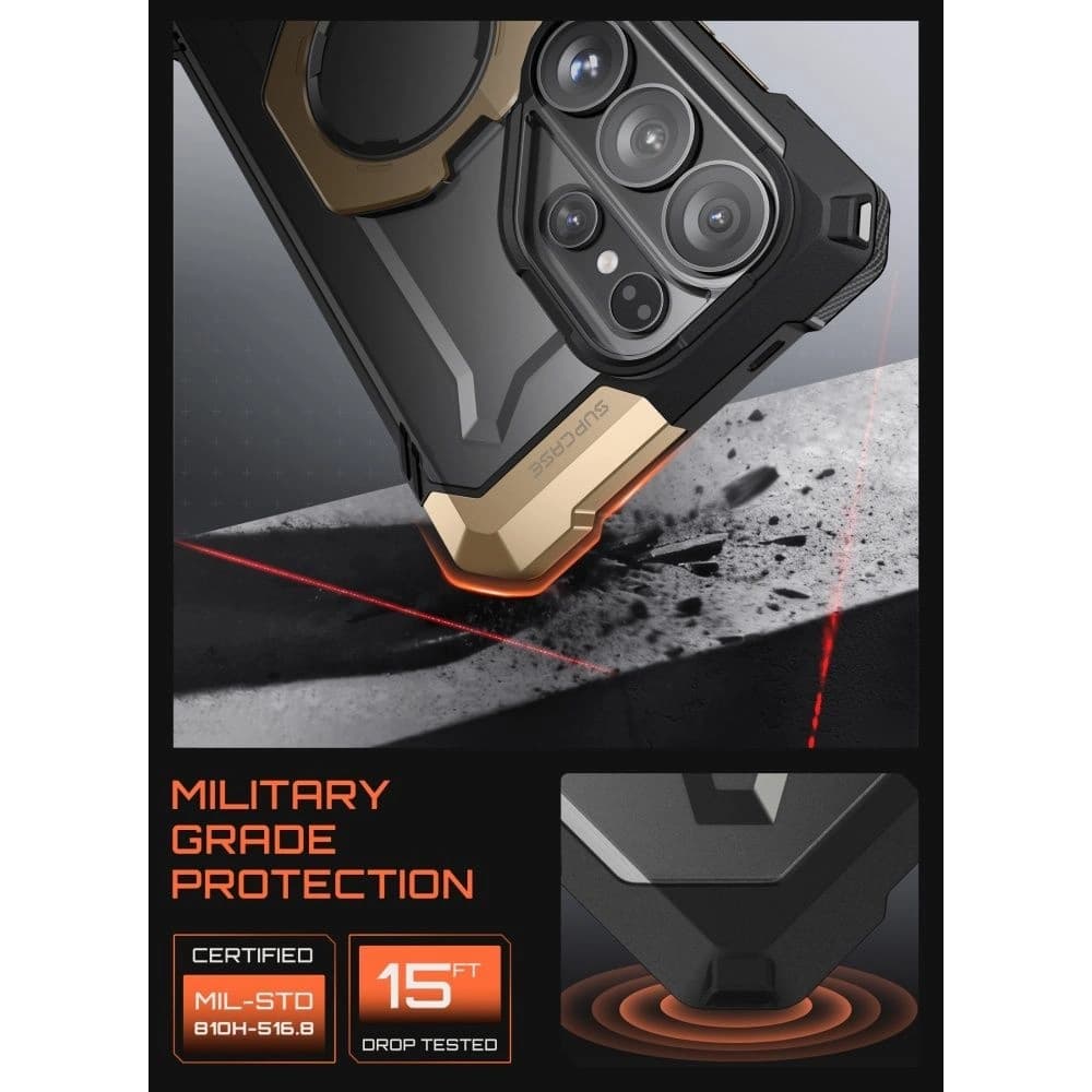 Supcase Unicorn Beetle Grip Mag MagSafe Samsung Galaxy S26 Ultra Desert - 5