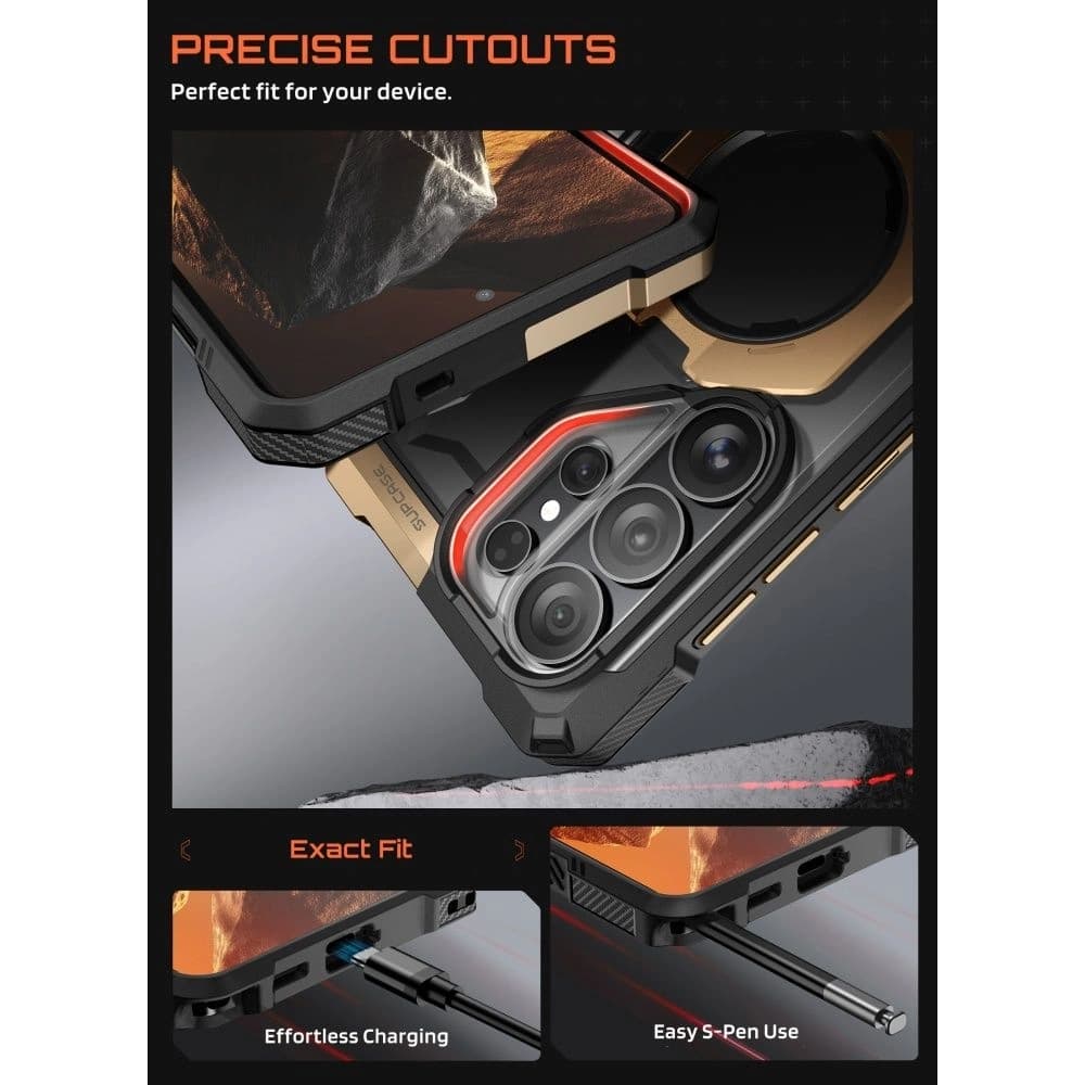 Supcase Unicorn Beetle Grip Mag MagSafe Samsung Galaxy S26 Ultra Desert - 7