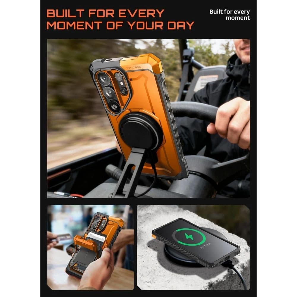 Supcase Unicorn Beetle Grip Mag MagSafe Samsung Galaxy S26 Ultra Coral - 8