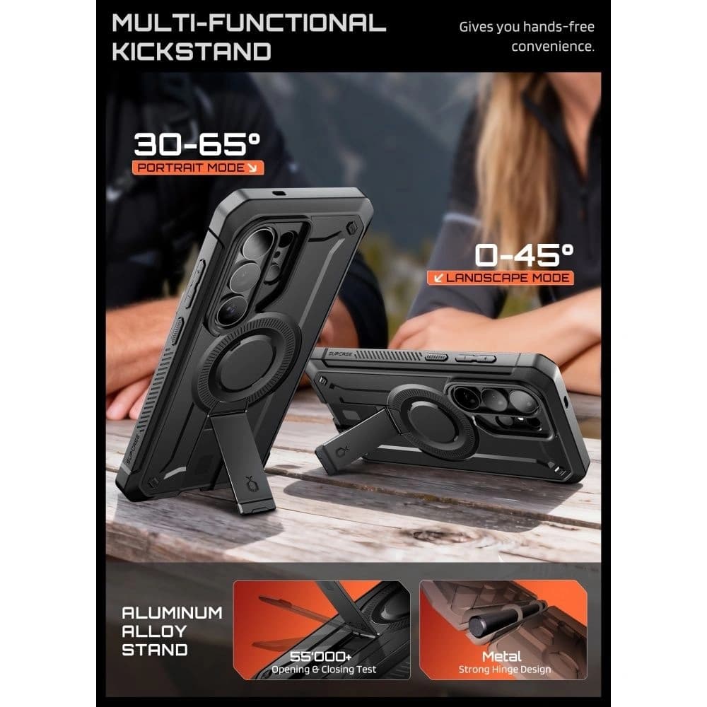 Supcase Unicorn Beetle Pro Mag MagSafe Samsung Galaxy S26 Ultra fekete
 - 6