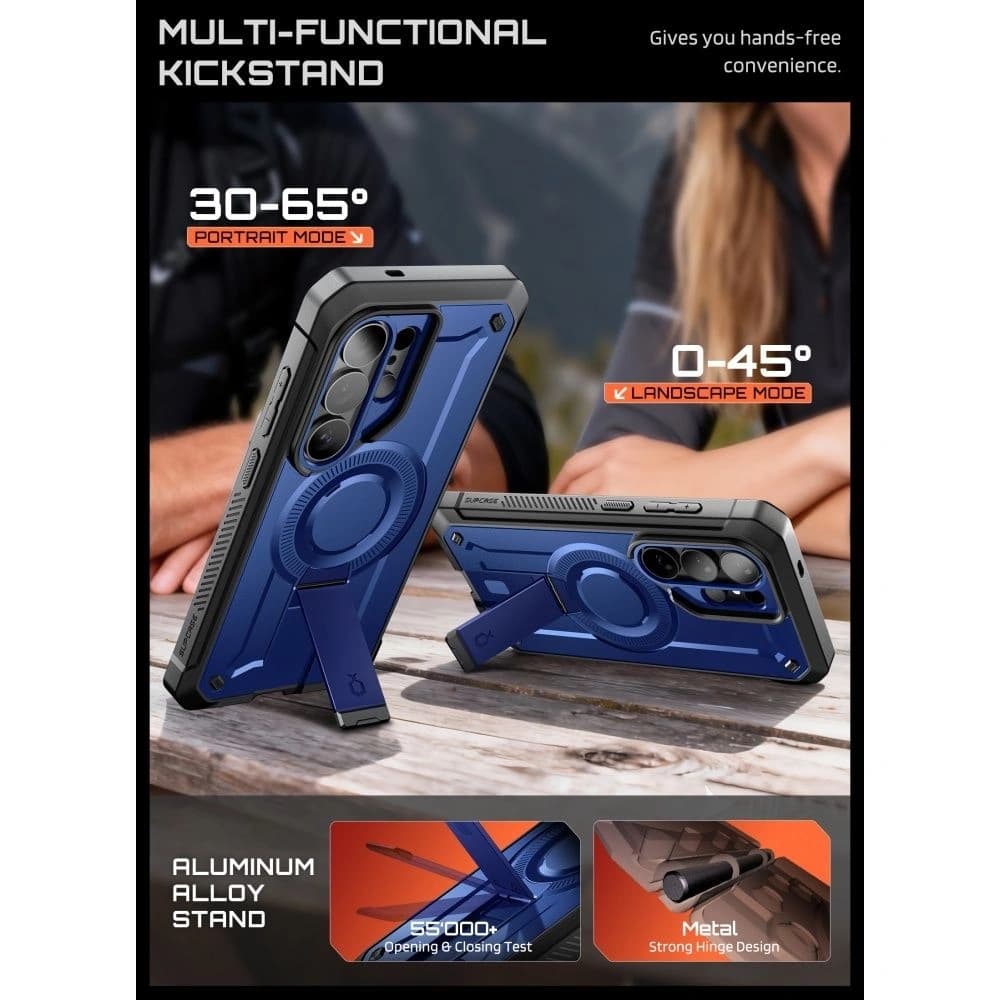 Supcase Unicorn Beetle Pro Mag MagSafe Samsung Galaxy S26 Ultra kobaltový
 - 6