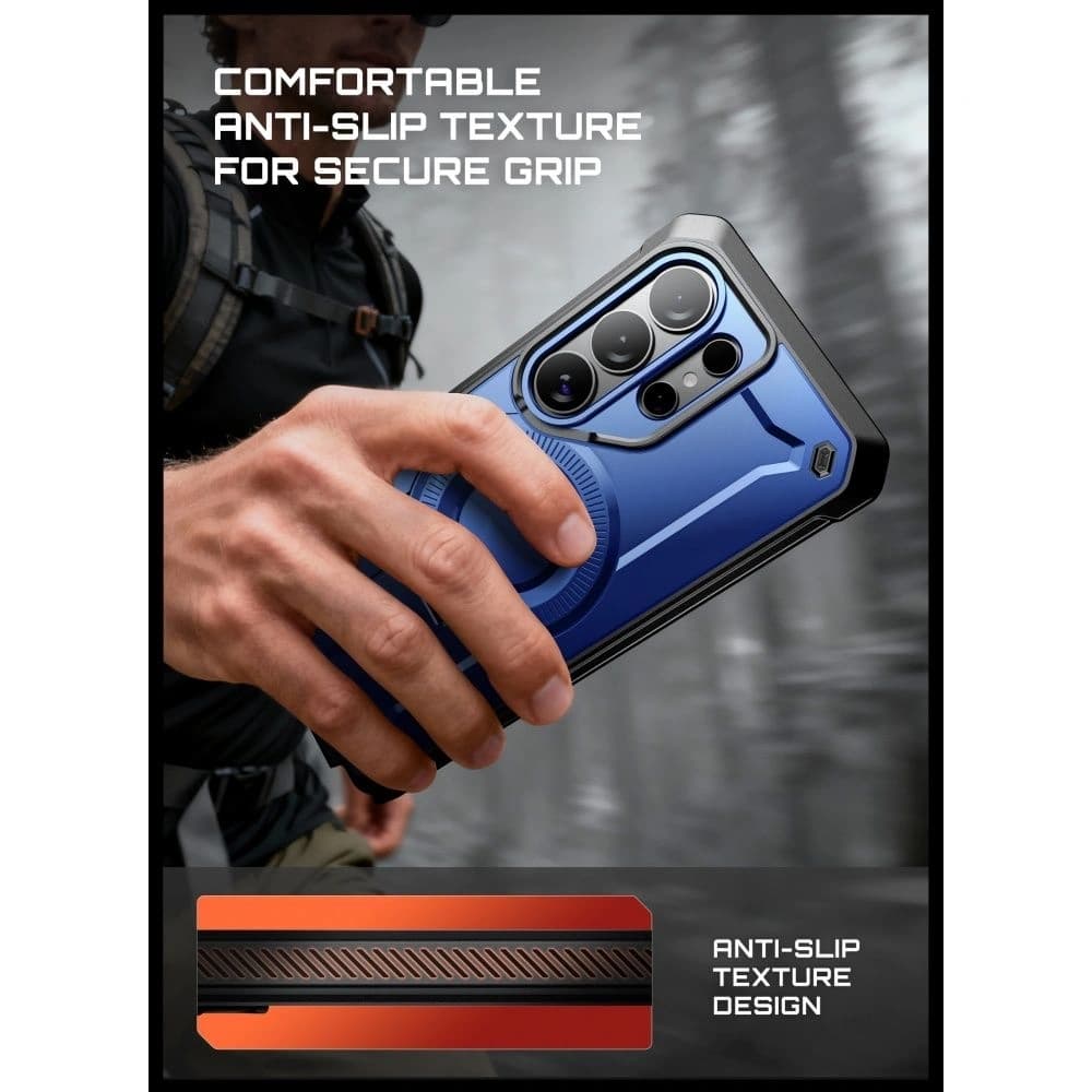 Supcase Unicorn Beetle Pro Mag MagSafe Samsung Galaxy S26 Ultra kobaltový
 - 8