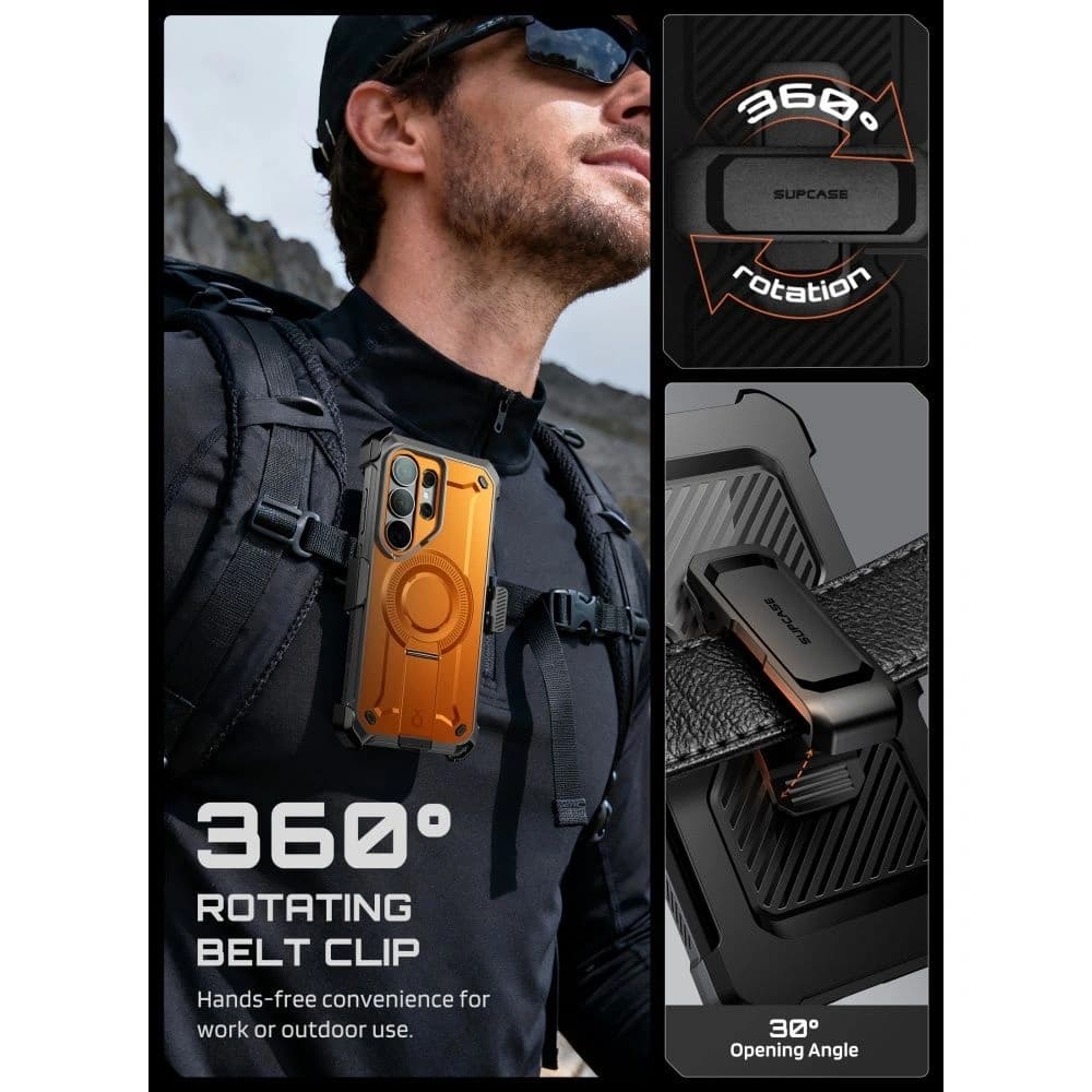 Supcase Unicorn Beetle Pro Mag MagSafe Samsung Galaxy S26 Ultra Coral - 7