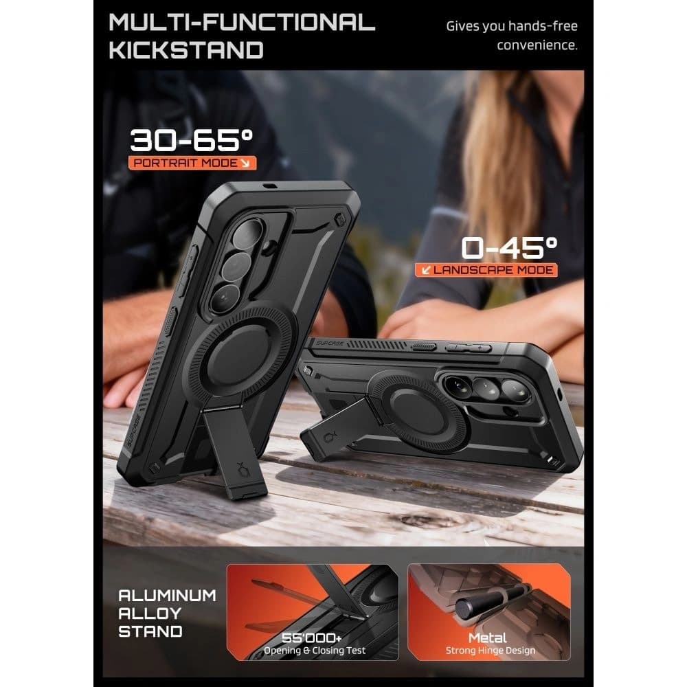 Supcase Unicorn Beetle Pro Mag MagSafe Samsung Galaxy S26+ Plus fekete [2 CSOMAG]
 - 6