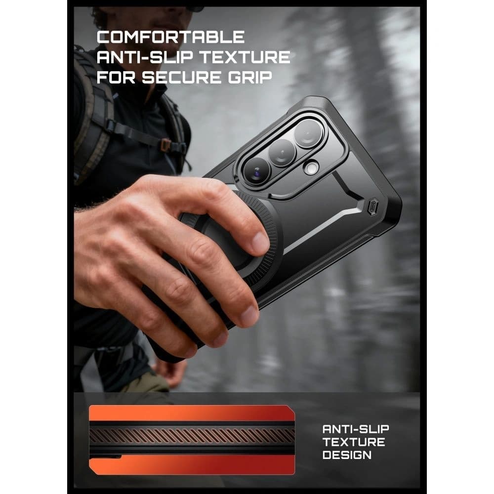 Supcase Unicorn Beetle Pro Mag MagSafe Samsung Galaxy S26+ Plus fekete [2 CSOMAG]
 - 8