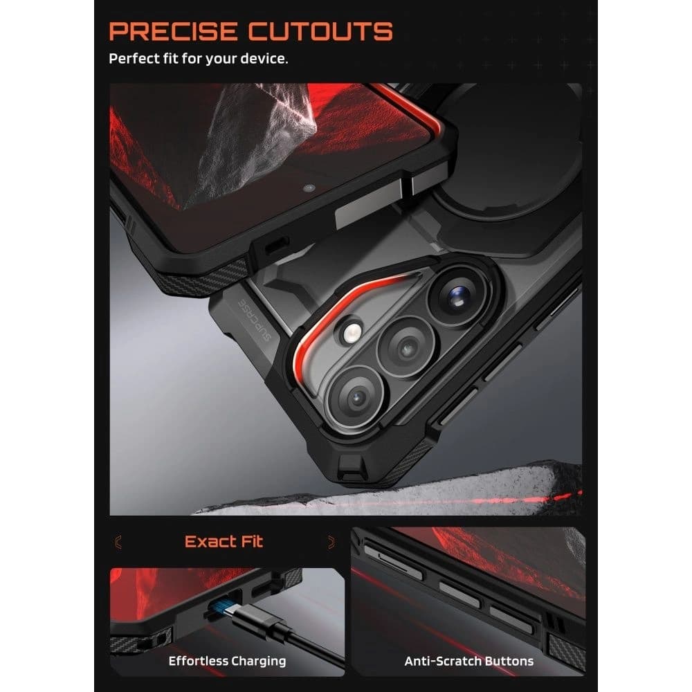 Supcase Unicorn Beetle Grip Mag MagSafe Samsung Galaxy S26 černý
 - 7