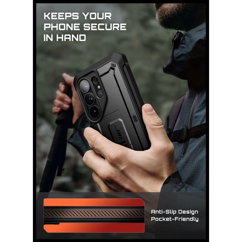 Supcase Unicorn Beetle Pro & Sticlă Temperată Samsung Galaxy S26 Ultra Negru
 - 8