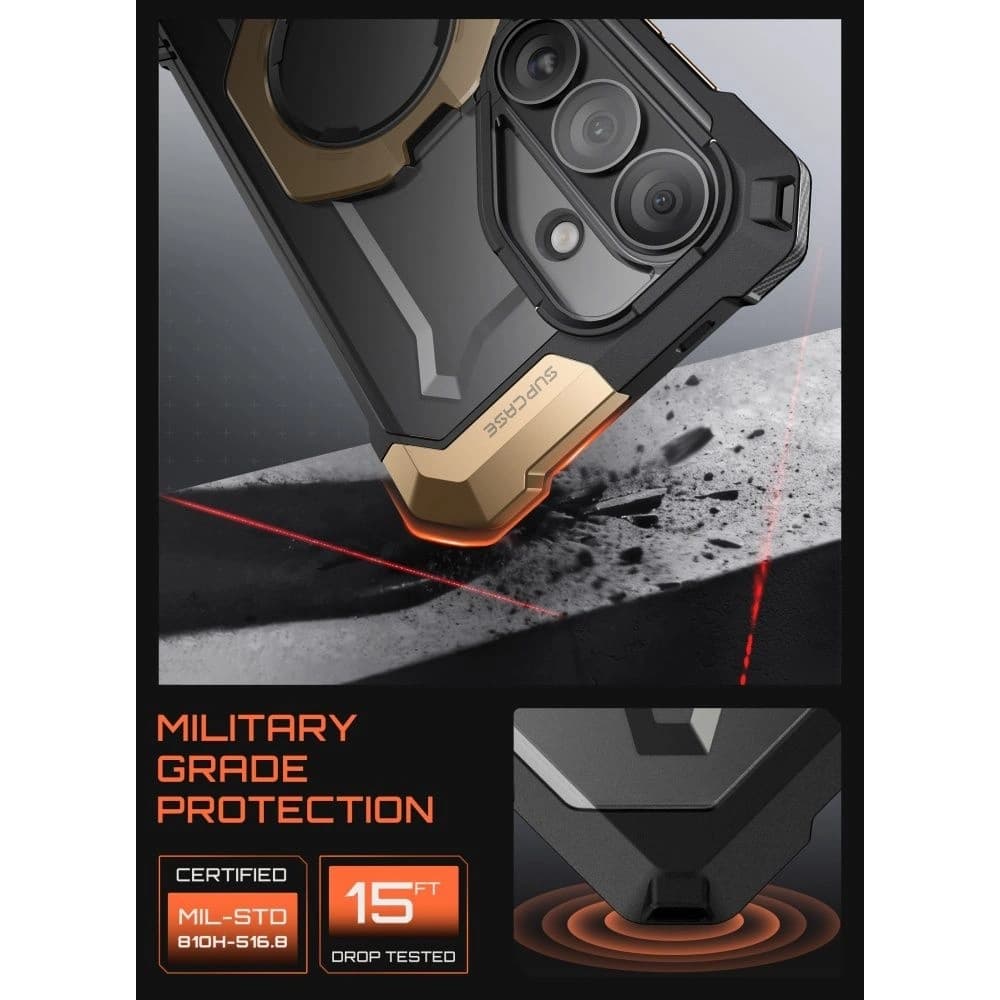 Supcase Unicorn Beetle Grip Mag MagSafe Samsung Galaxy S26 Desert
 - 5