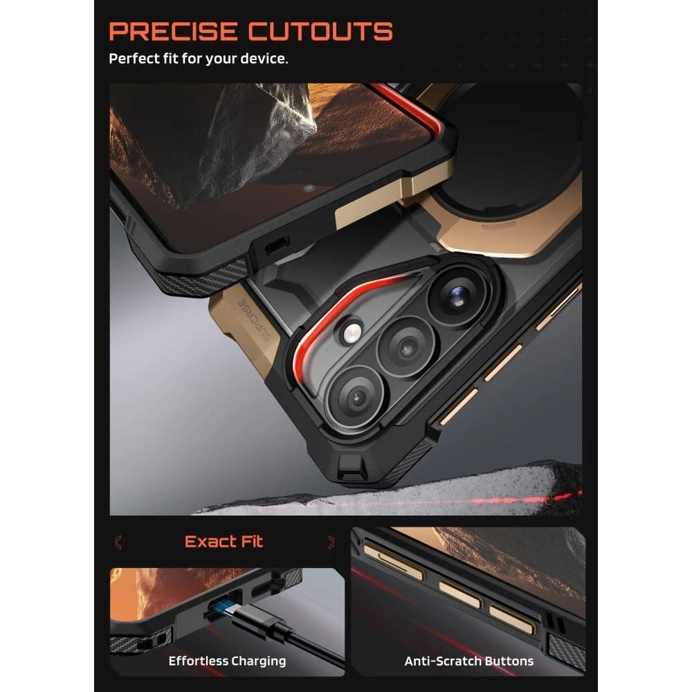 Supcase Unicorn Beetle Grip Mag MagSafe Samsung Galaxy S26 Desert
 - 7