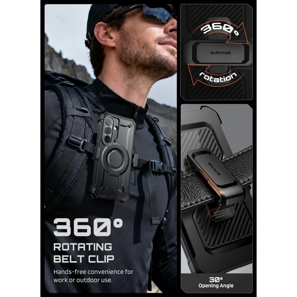 Supcase Unicorn Beetle Pro Mag MagSafe Samsung Galaxy S26 černý
 - 7