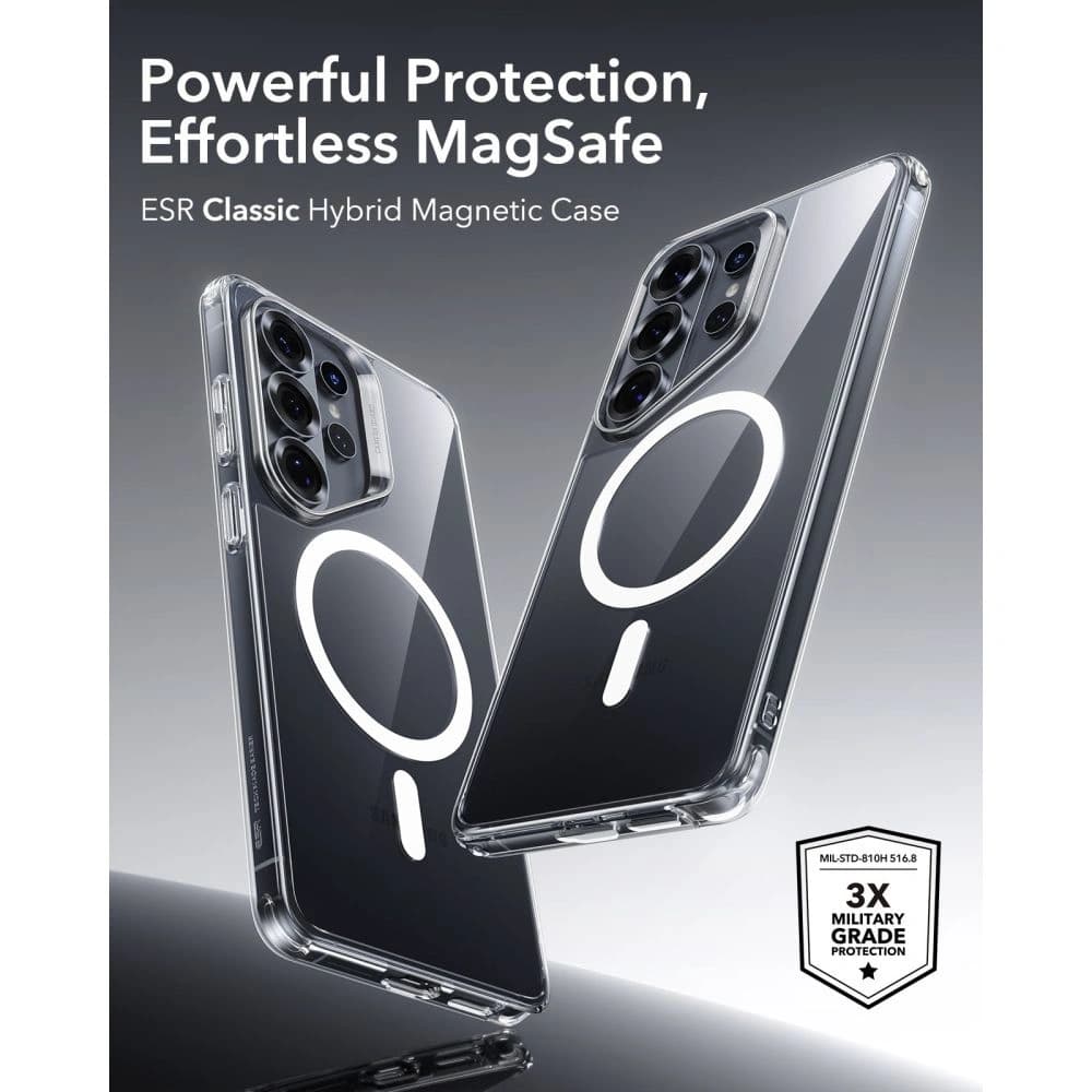 ESR Classic Hybrid MagSafe Samsung Galaxy S26 Ultra Átlátszó
 - 5