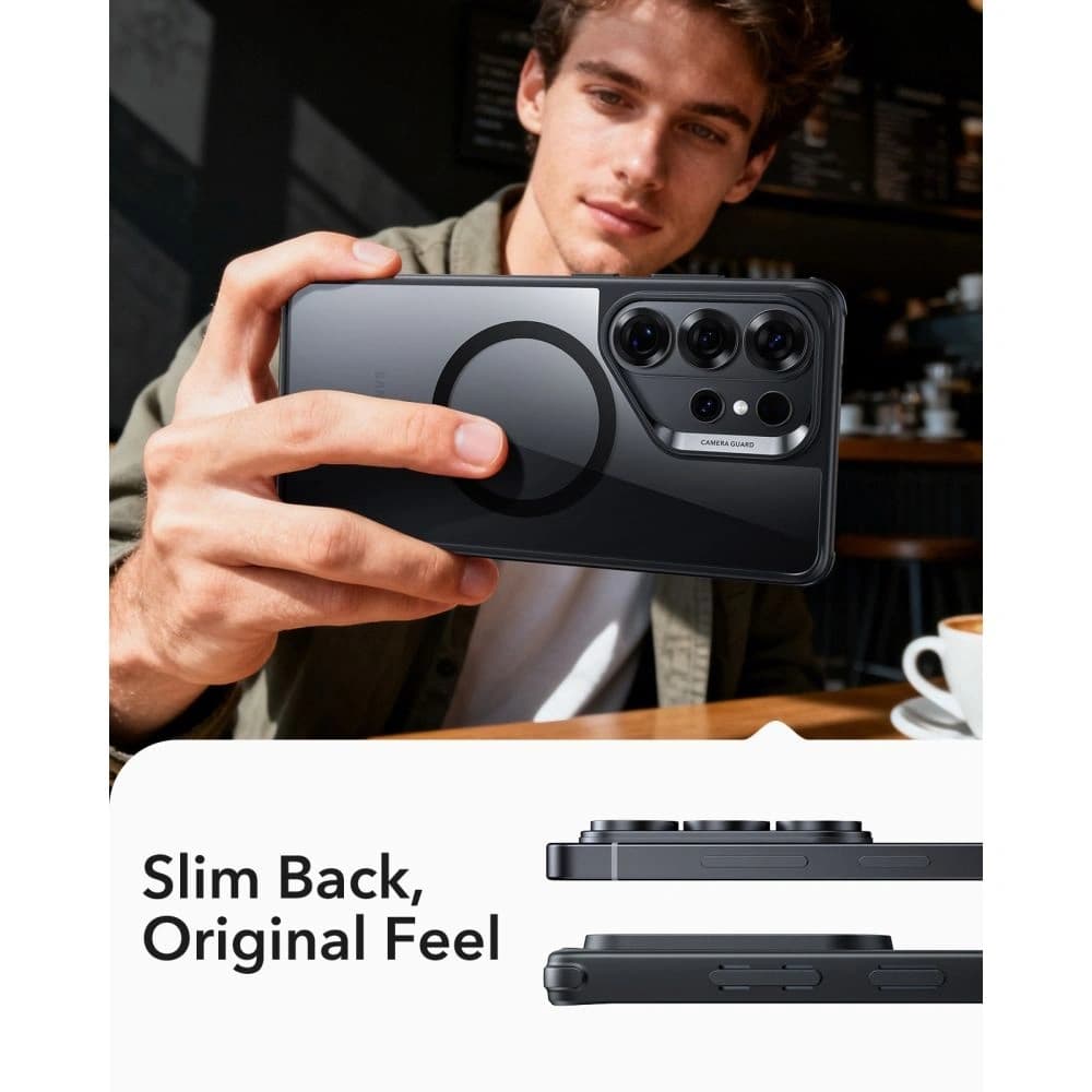 ESR Classic Hybrid MagSafe Samsung Galaxy S26 Ultra Clear/black - 4