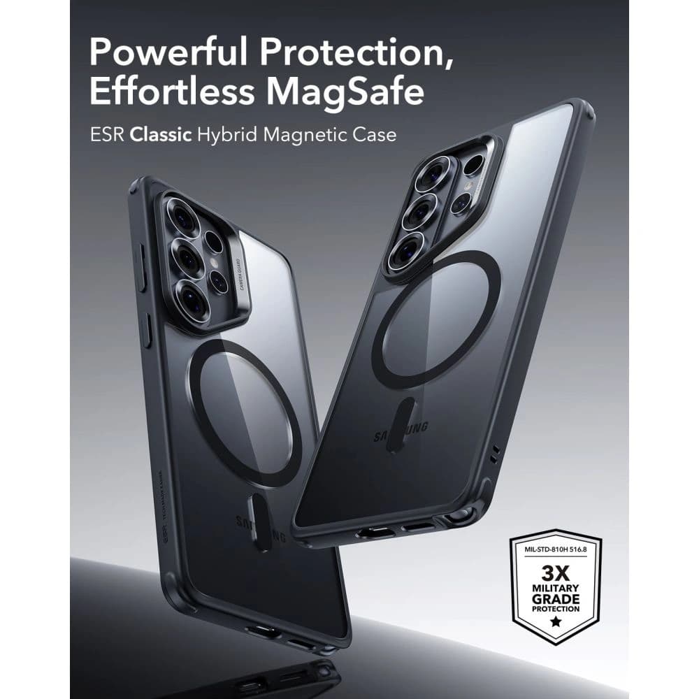 ESR Classic Hybrid MagSafe Samsung Galaxy S26 Ultra Clear/black - 6