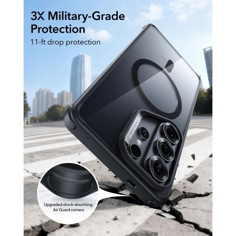 ESR Classic Hybrid MagSafe Samsung Galaxy S26 Ultra Clear/black - 7