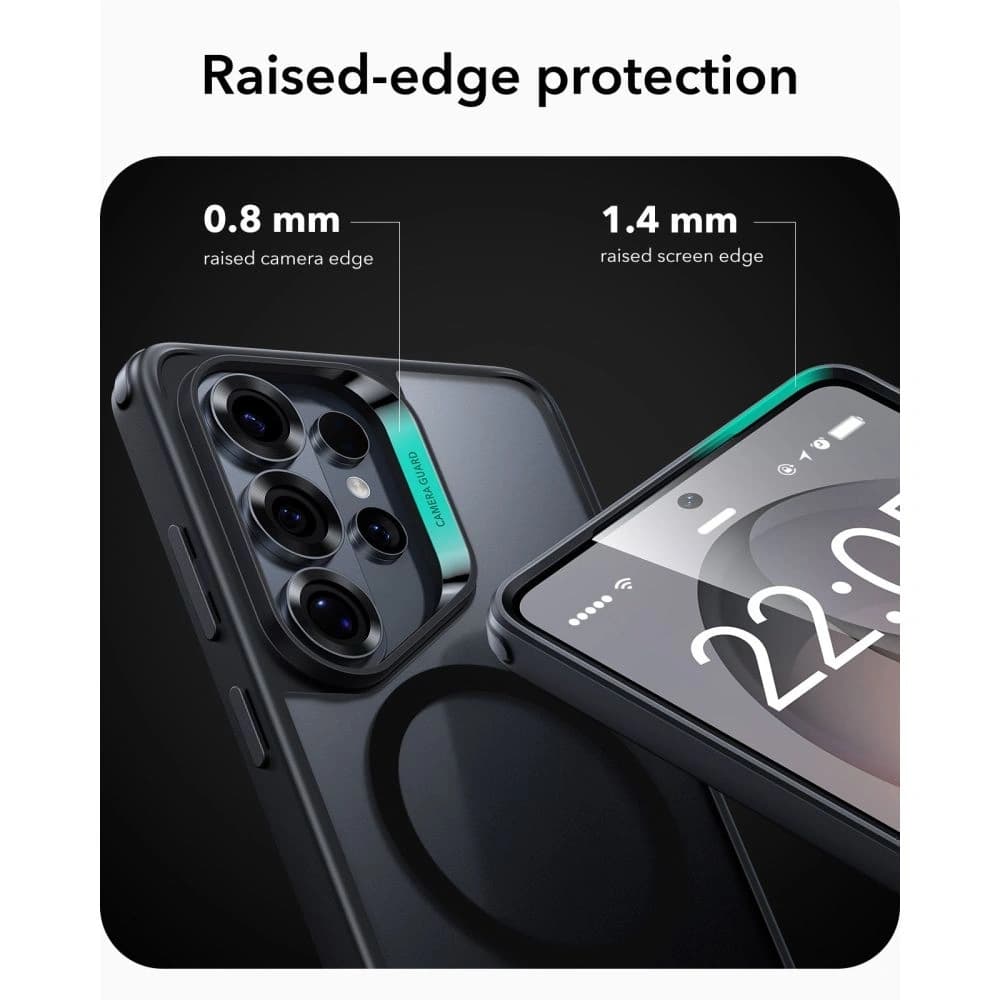 ESR Classic Hybrid MagSafe Samsung Galaxy S26 Ultra Negru Înghețat
 - 3