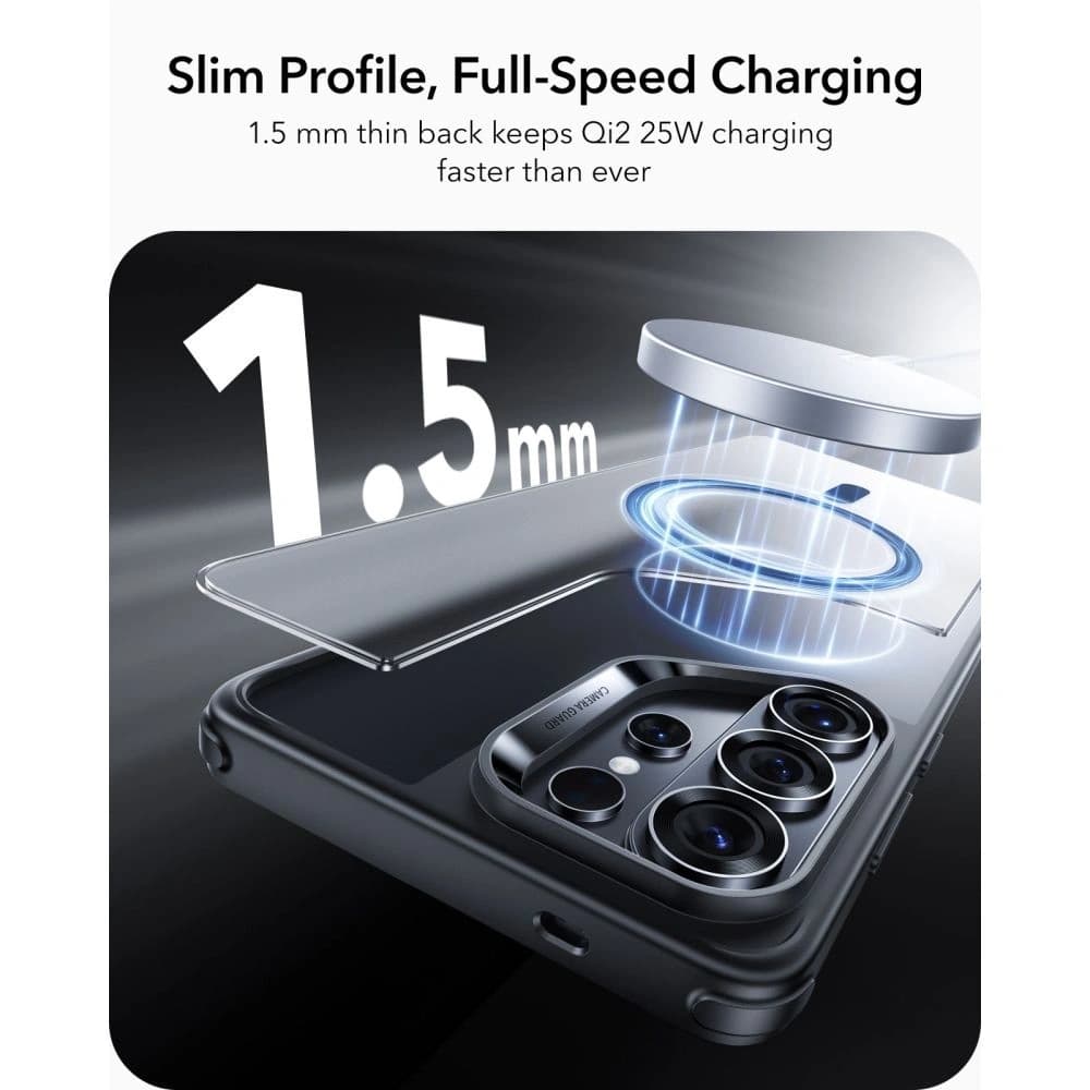 ESR Classic Hybrid MagSafe Samsung Galaxy S26 Ultra Negru Înghețat
 - 4