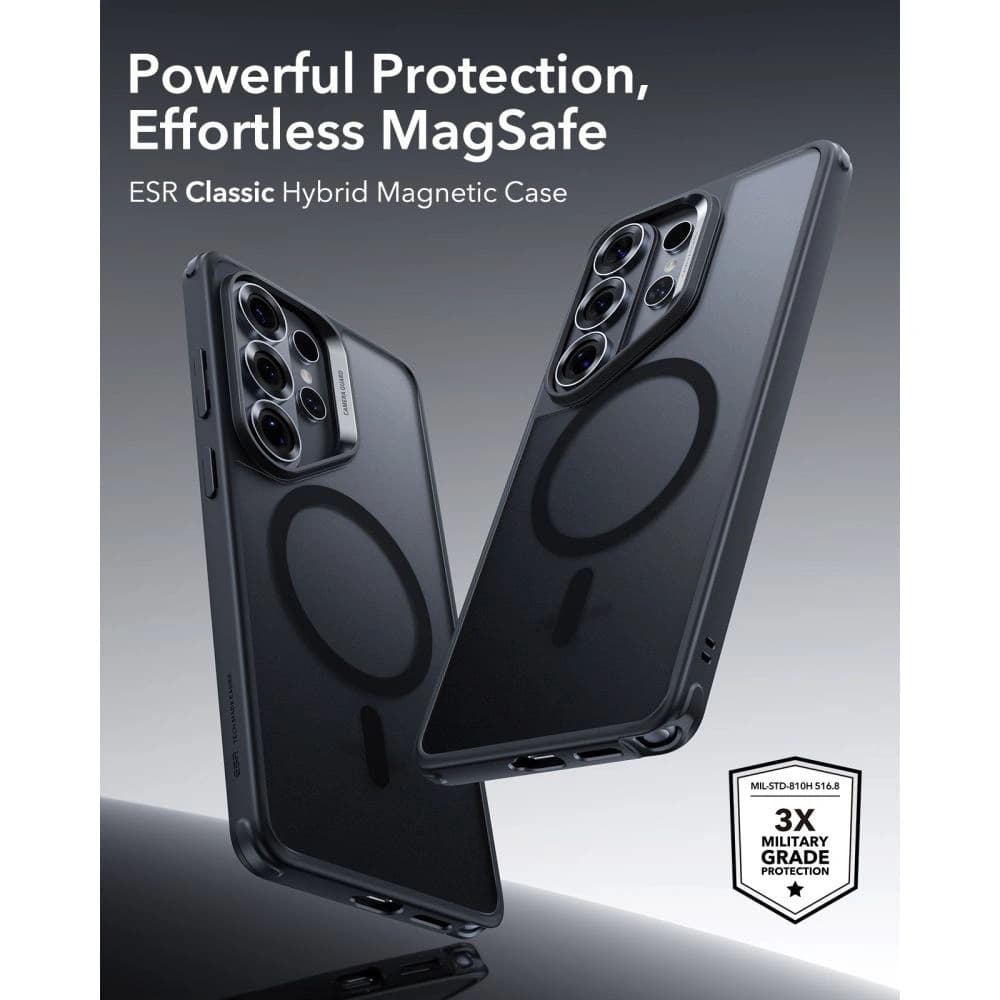 ESR Classic Hybrid MagSafe Samsung Galaxy S26 Ultra Negru Înghețat
 - 6