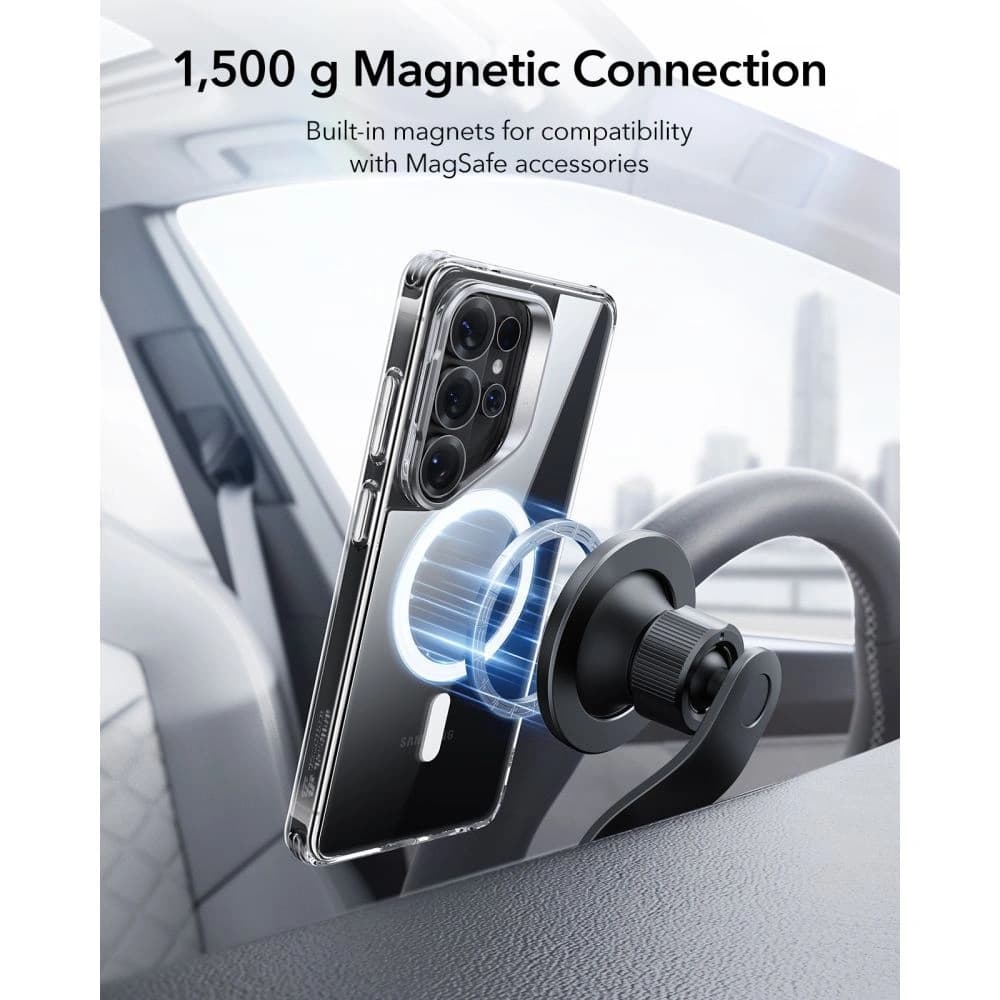 ESR Classic Hybrid Kickstand MagSafe Samsung Galaxy S26 Ultra Clear - 6