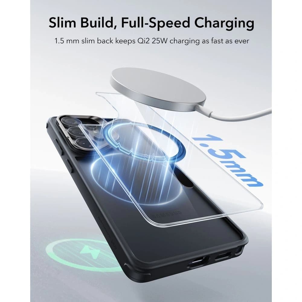 ESR Classic Hybrid Kickstand MagSafe Samsung Galaxy S26 Ultra Clear/black - 7