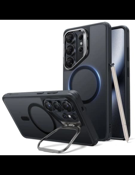 ESR Classic Hybrid Kickstand MagSafe Samsung Galaxy S26 Ultra Mražená černá
