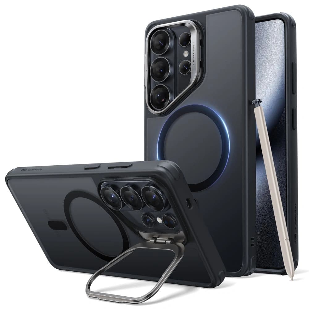 ESR Classic Hybrid Kickstand MagSafe Samsung Galaxy S26 Ultra Mražená černá
 - 1
