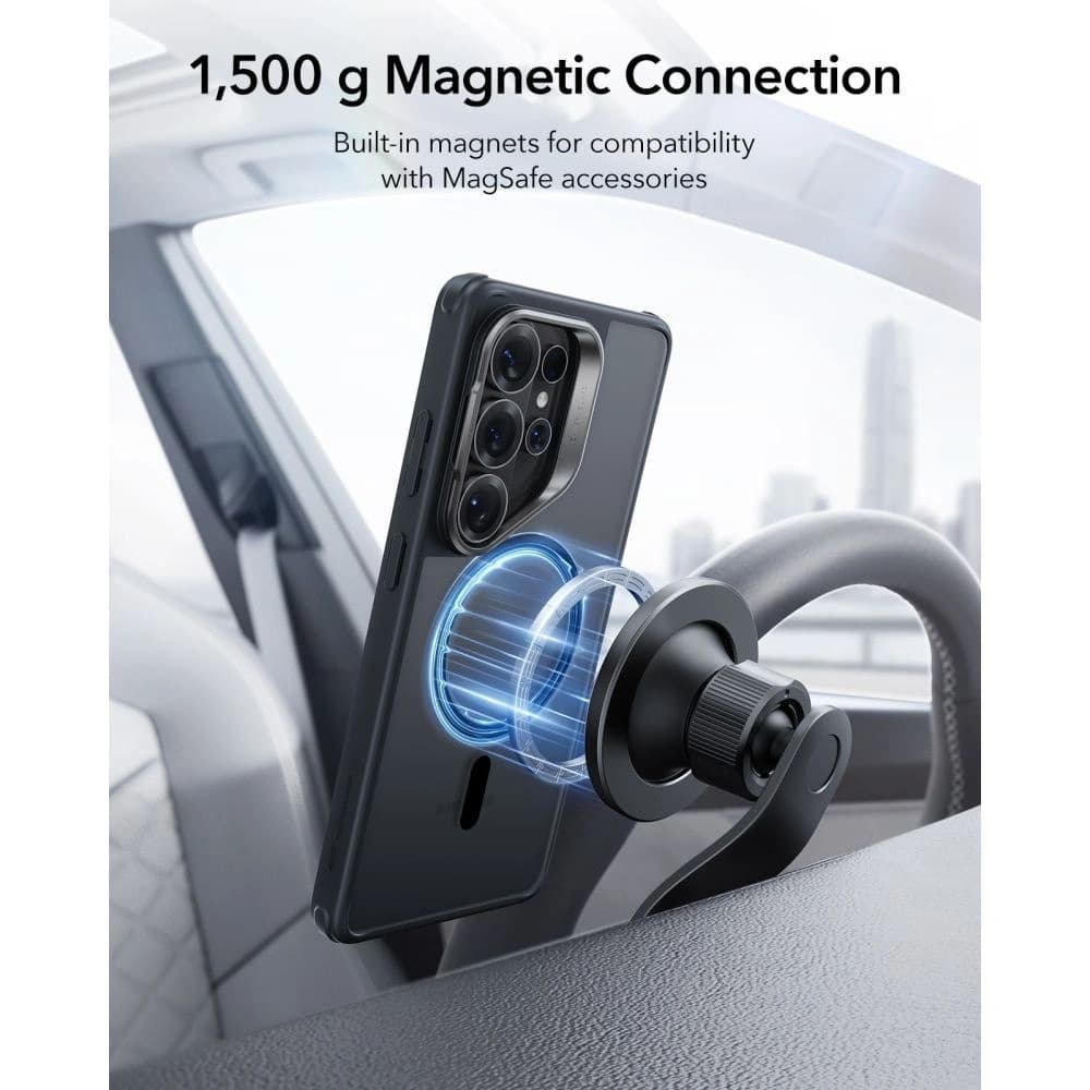 ESR Classic Hybrid Kickstand MagSafe Samsung Galaxy S26 Ultra Mražená černá
 - 6