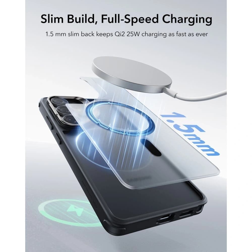 ESR Classic Hybrid Kickstand MagSafe Samsung Galaxy S26 Ultra Mražená černá
 - 7