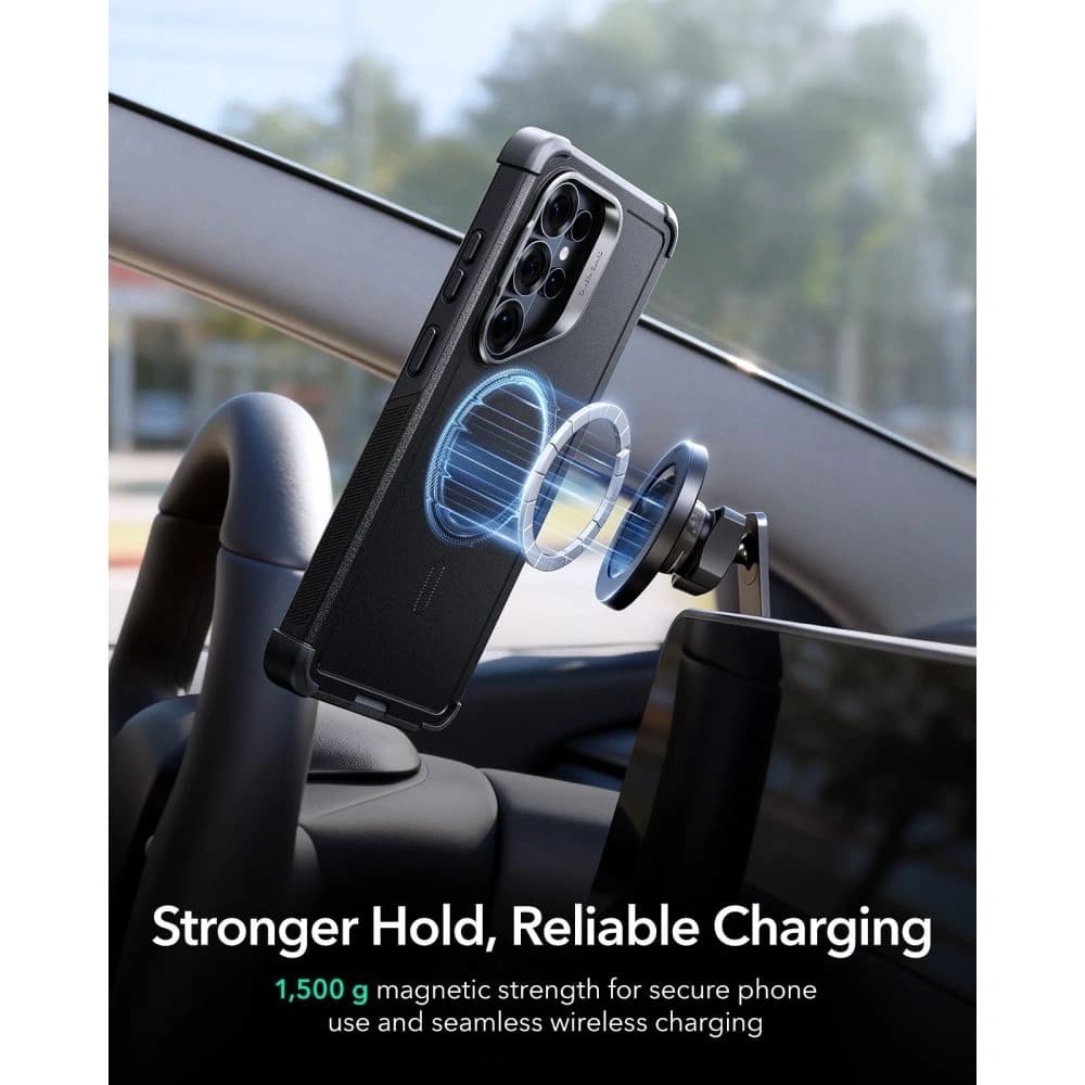 ESR Cyber Tough Kickstand MagSafe Samsung Galaxy S26 Ultra Black - 6