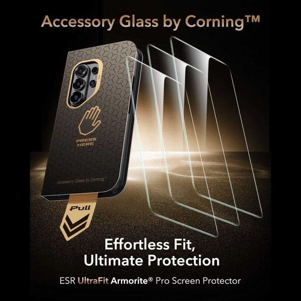 ESR Ultrafit Armorite Pro Tempered Glass Samsung Galaxy S26 Ultra Clear - 3