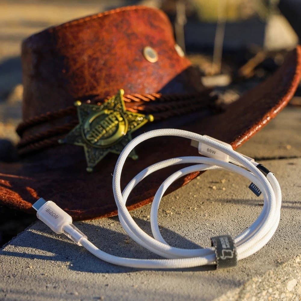 Bizon C354 Cablu Împletit USB-C / USB-C 60W 1m
 - 11