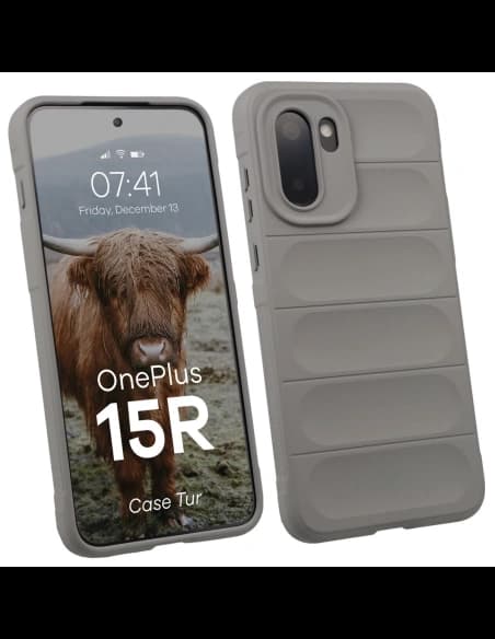 Bizon Case Tur OnePlus 15R light gray