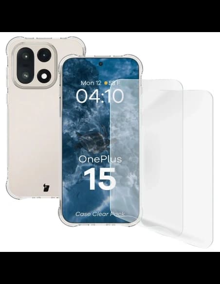 Bizon Case Clear Pack OnePlus 15
