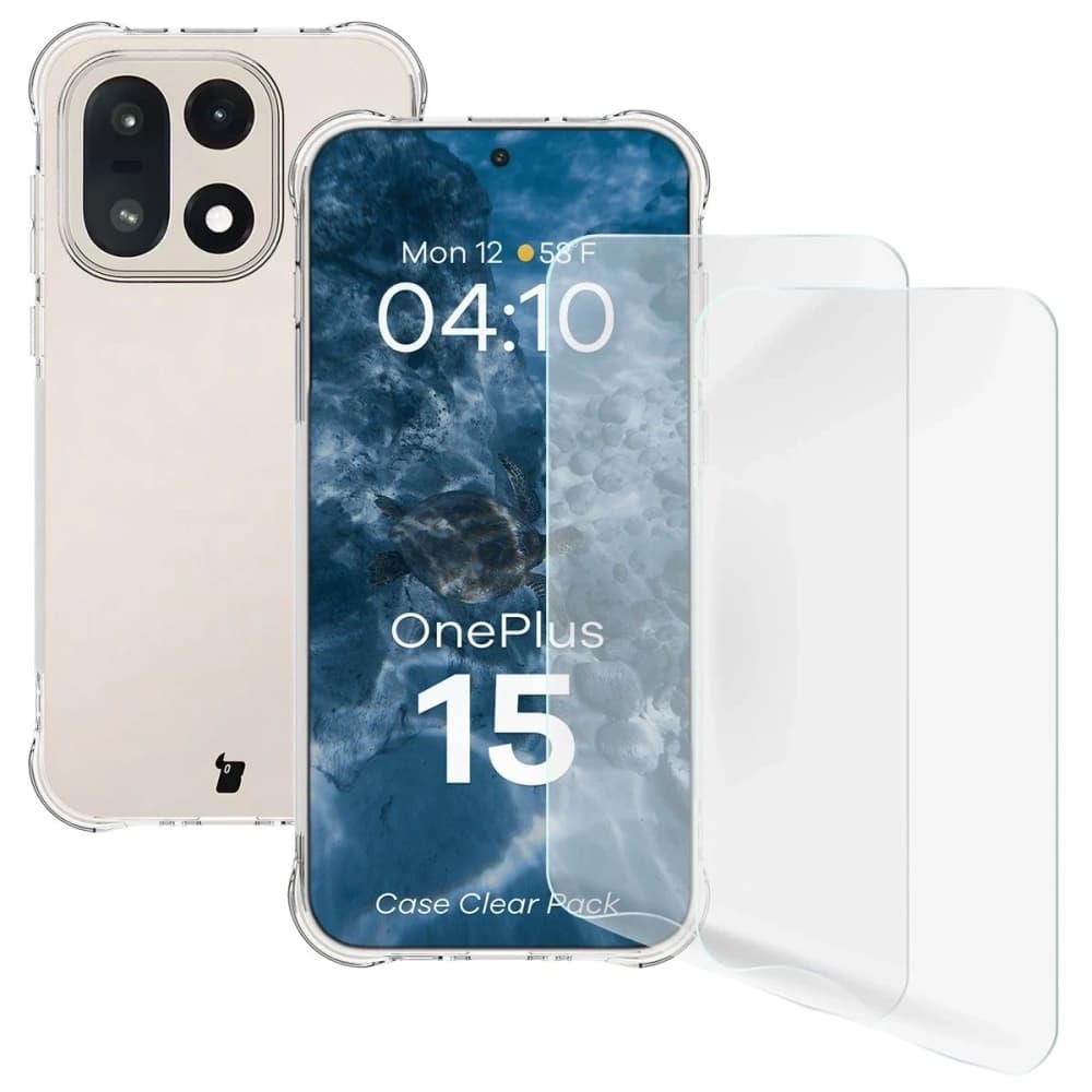 Bizon Case Clear Pack OnePlus 15
 - 1