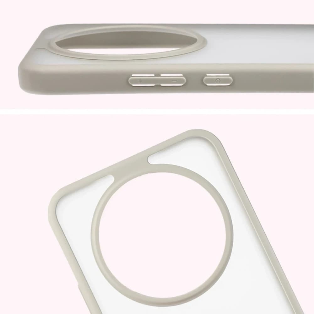 Bizon Case Angelo Honor Magic8 Lite halbtransparent mit einem beigen Rahmen
 - 3