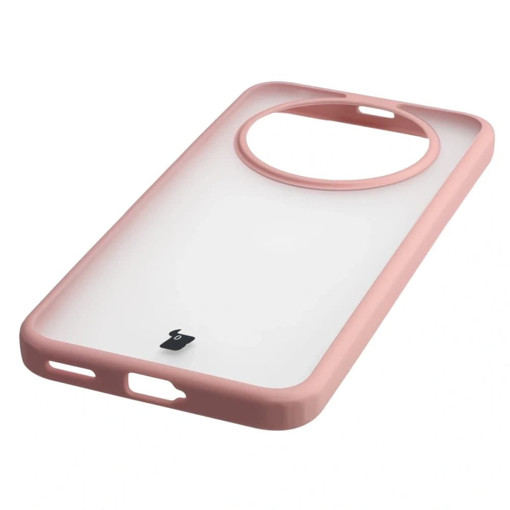 Bizon Case Angelo Honor Magic8 Lite poloprůhledný se světle růžovým rámem
 - 5
