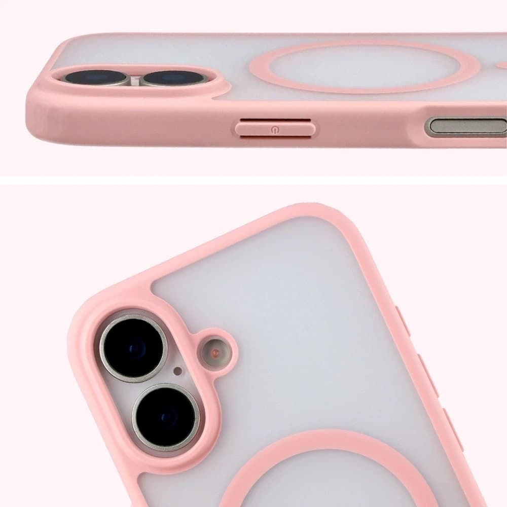 Bizon MatteO Magnetic Pack Apple iPhone 17 smoky light pink - 5