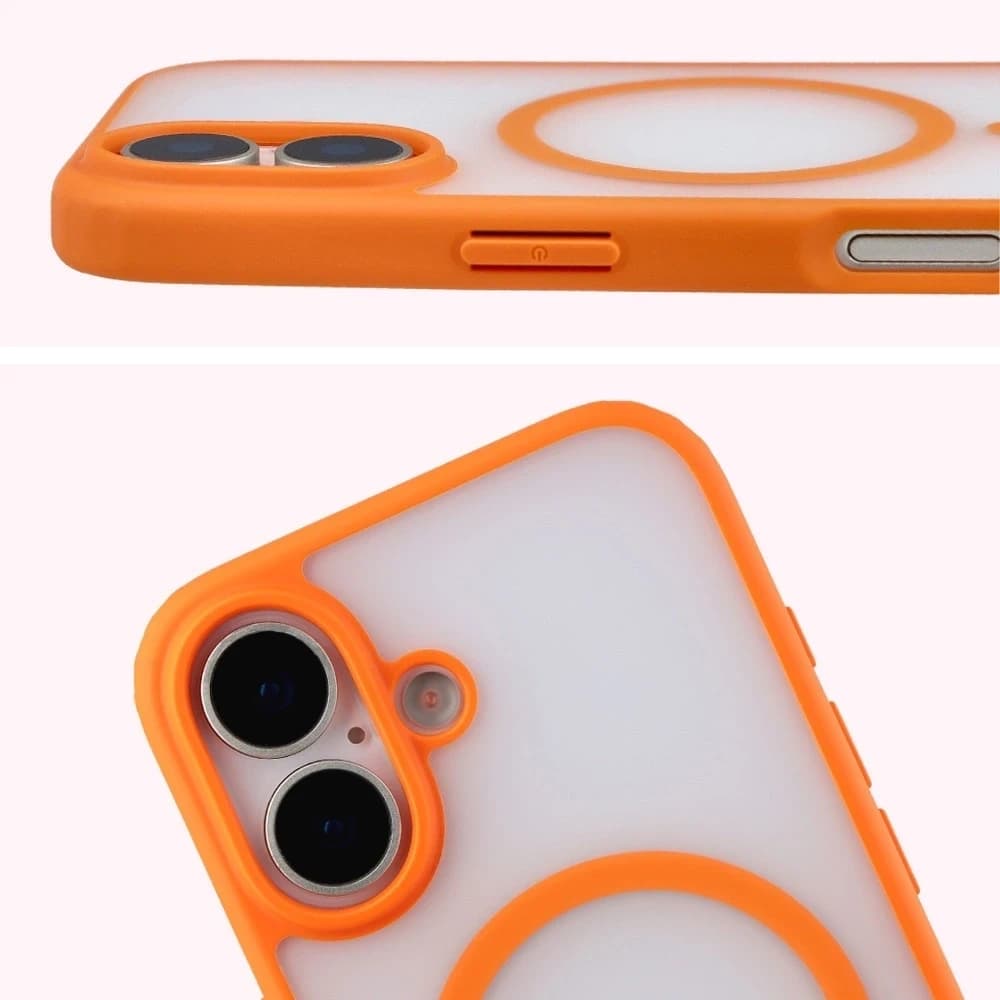 Bizon MatteO Magnetic Pack Apple iPhone 17 smoky orange - 5